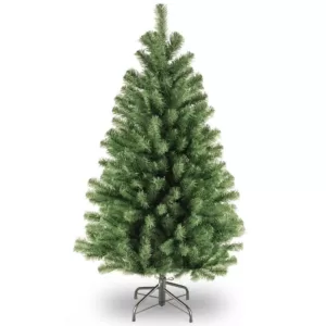 Home Accents Holiday 4.5 ft North Valley Spruce Artificial Christmas Tree with 200 White Mini Lights