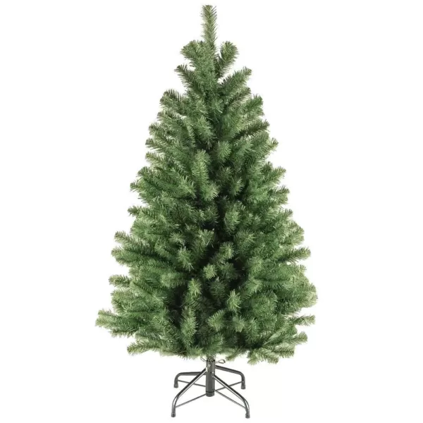 Home Accents Holiday 4.5 ft. North Valley Spruce Unlit Artificial Christmas Tree