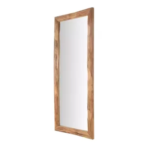 Home Decorators Collection Oversized Brown Wood Frame Classic Floor Mirror (76 in. H x 31 in. W)