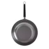 Honey-Can-Do Joyce Chen 12 in. Silver Carbon Steel Stir Fry Pan with Ergonomic Handle