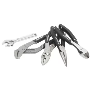 Husky 7 in. Diagonal Pliers, 8 in. Nose Pliers, 8 in. Slip Joint Pliers, 10 in. Groove Joint Pliers