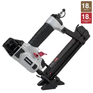 Husky Pneumatic 4-in-1 18-Gauge 1-5/8 in. Mini Flooring Nailer and Stapler