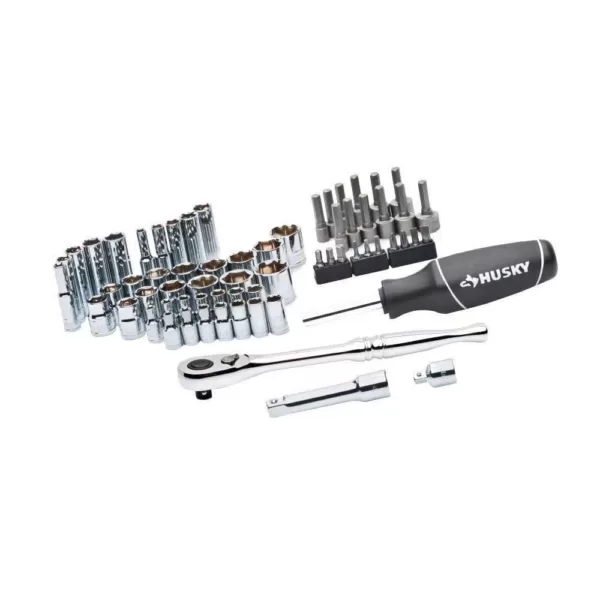 Husky Mechanic Tool Set (65-Piece) with Universal Pass-Thru Set (28-Piece)