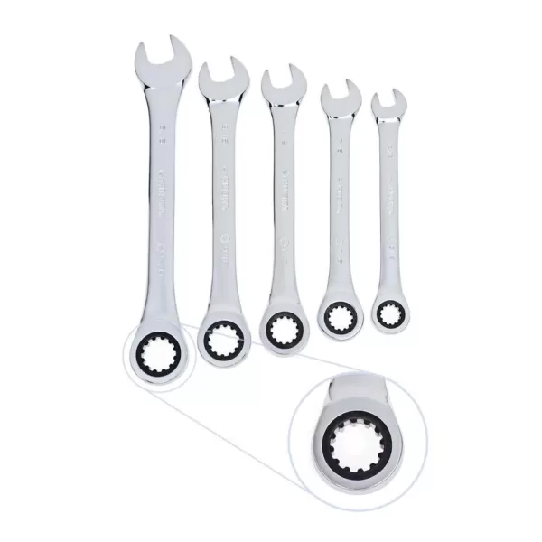 Husky Ratcheting Combination Wrench Set, SAE/MM (10-Piece)