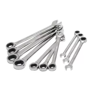 Husky Metric Ratcheting Combination Wrench Set (10-Piece)