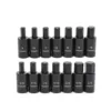 Husky 1/2 in. Drive Hex Bit SAE/MM Impact Set (14-Piece)