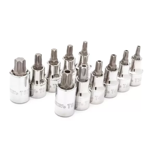 Husky 1/2 in. Drive Torx Hex Bit Socket Set (11-Piece)