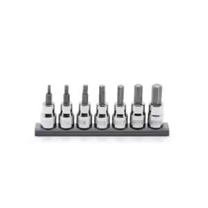 Husky 3/8 in. Drive Hex Bit SAE/MM Socket Set (14-Piece)