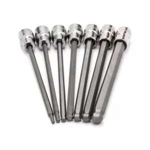 Husky Long Ball End Bit Socket Set Metric (7-Piece)