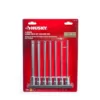 Husky 3/8 in. Drive SAE Long Ball Hex Bit Socket Set (7-Piece)