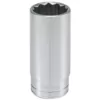 Husky 1/2 in. Drive 1 in. 12-Point SAE Deep Socket