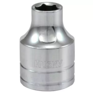 Husky 3/8 in. Drive 1/4 in. 6-Point SAE Standard Socket