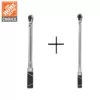 Husky 3/8 in. and 1/2 in. Drive Torque Wrench Set (2-Piece)