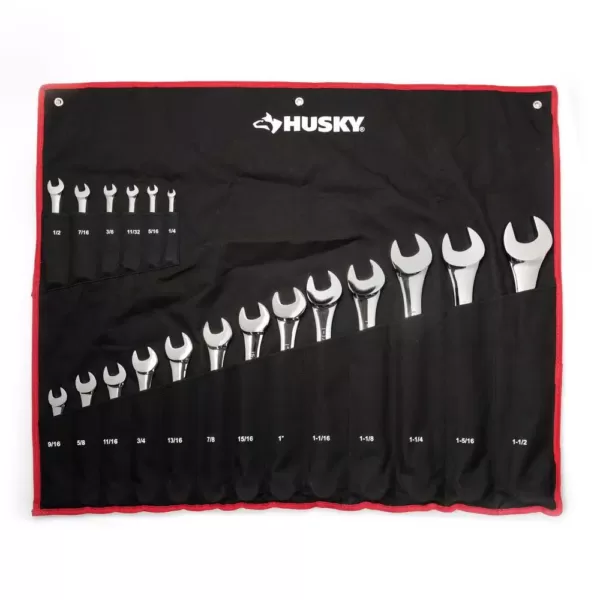 Husky Master SAE/Metric Combination Wrench Set (41-Piece)