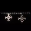 HOLIDYNAMICS HOLIDAY LIGHTING SOLUTIONS 70-Count Classic White Christmas Roofline Decor LED Blizzard Artisticks (Set of 2)