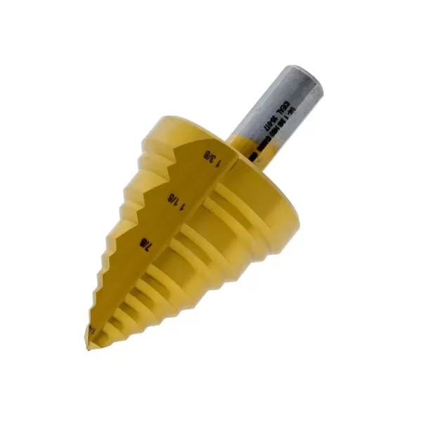 Ideal Step Drill Bit, 1/4 in. - 1 3/8 in.