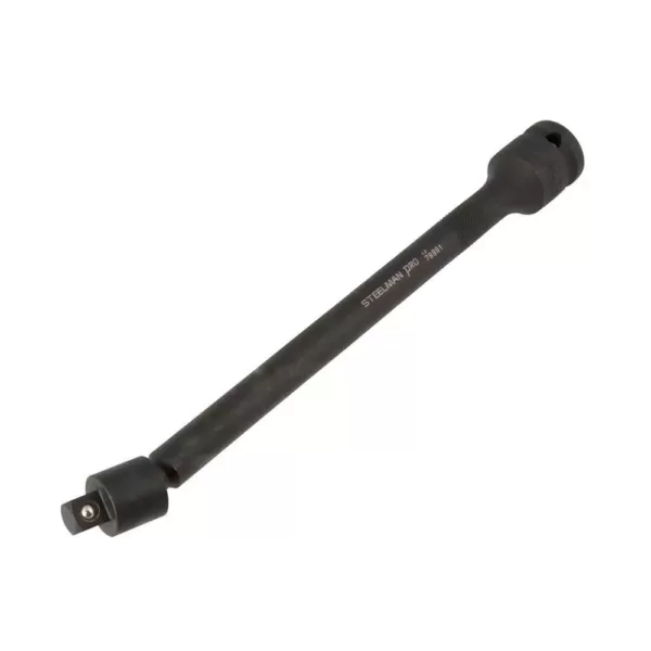 STEELMAN PRO 1/2 in. Drive 9 in. L x 3/8 in. Pinless Swivel Impact Extension Bar