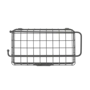 Spectrum Vintage Wall Mount Basket with Paper Towel Holder