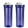 ISPRING Transparent Water Filter Housings 10 in. RO / Aquarium (2-Pack)