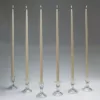 Light In The Dark 24 in. Tall Ivory Taper Candles (Set of 12) with New Ez Safe Storage Box