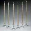 Light In The Dark 18 in. Tall Ivory Taper Candles (Set of 12)