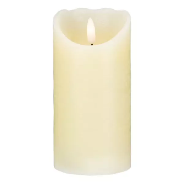 Northlight 6 in. Ivory Flameless Battery Operated Christmas Decor Candle