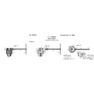 Jacobs 1/2 in. 34-02 Plain Bearing Heavy-Duty Chuck