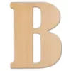 Jeff McWilliams Designs 23 in. Oversized Unfinished Wood Letter (B)