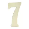 Jeff McWilliams Designs 18 in. Oversized Unfinished Wood Number "7"