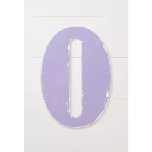 Jeff McWilliams Designs 18 in. Oversized Unfinished Wood Number "0"