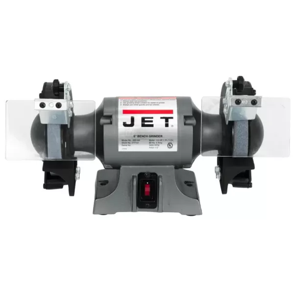 Jet 1/2 HP 6 in. Industrial Metalworking Bench Grinder, 115-Volt JBG-6A