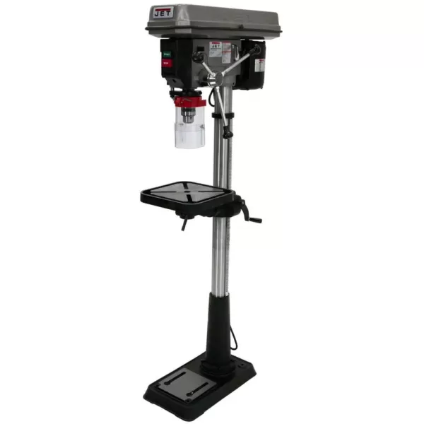 Jet 3/4 HP 15 in. Floor Standing Drill Press with Worklight, 16-Speed, 115-Volt, J-2500