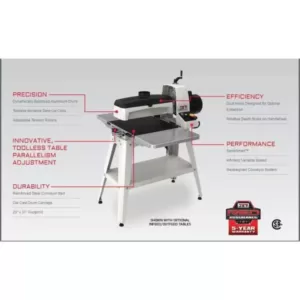 Jet 1836 Drum Sander with Stand