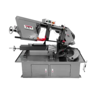 Jet 10 in. x 18 in. Metalworking Horizonal Dual Mitering Bandsaw, 1 HP, 230-Volt, 1Ph