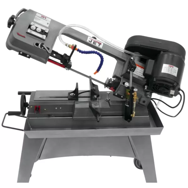 Jet 1/2 HP 5 in. x 8 in. Wet Metalworking Horizontal Band Saw with Rolling Stand, 3-Speed, 115-Volt, J-3230