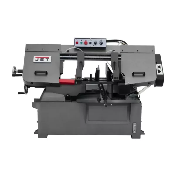 Jet 10 in. x 14 in. 1 HP, 230-Volt/460-Volt Metalworking Horizontal Mitering Bandsaw 3Ph