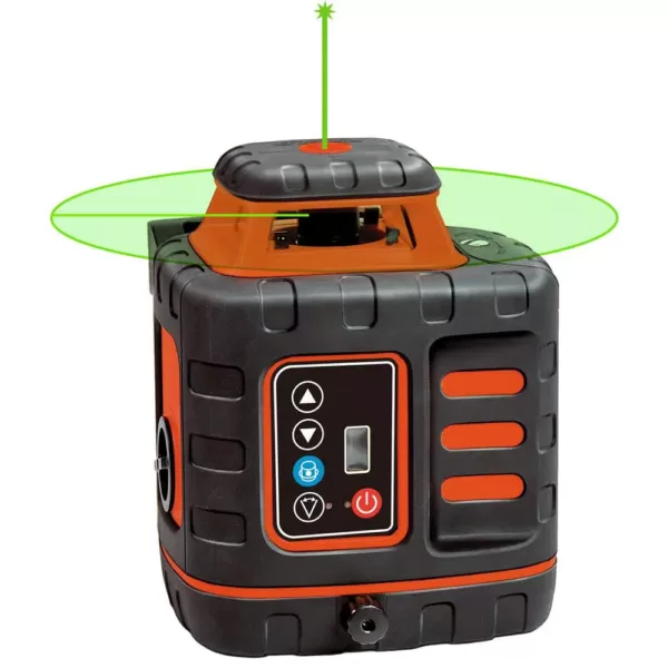 Johnson Self-Leveling Rotary Laser Level with GreenBrite Technology