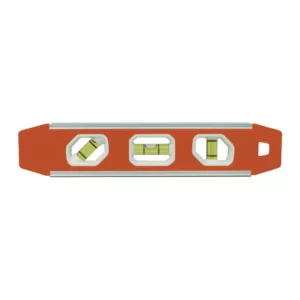 Johnson 9 in. Magnetic Aluminum Reinforced Torpedo Level