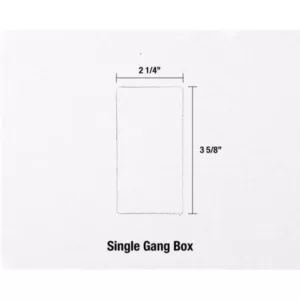 Jonard Wall Box Template and Level for Non-Metallic Boxes, 1-Gang and 2-Gang