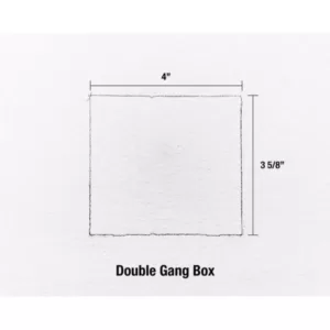 Jonard Wall Box Template and Level for Non-Metallic Boxes, 1-Gang and 2-Gang