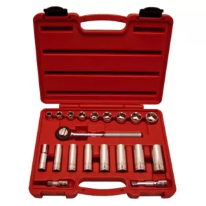 K Tool International Socket Set 3/8 in. Drive 20 PC