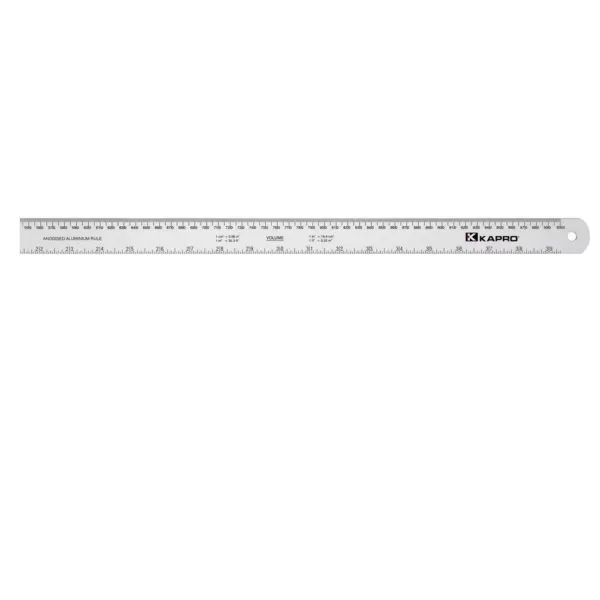 Kapro 12 in. Aluminum Ruler with Conversion Table