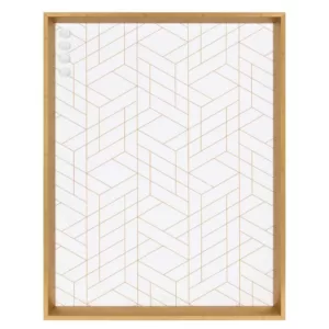 Kate and Laurel Calter Gold Geo Magnetic Memo Board