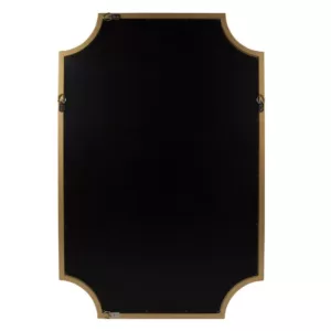 Kate and Laurel Medium Irregular Gold Contemporary Mirror (36 in. H x 24 in. W)