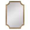 Kate and Laurel Medium Irregular Gold Contemporary Mirror (36 in. H x 24 in. W)