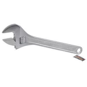 KING 24 in. Adjustable Chrome - Plated Steel Wrench