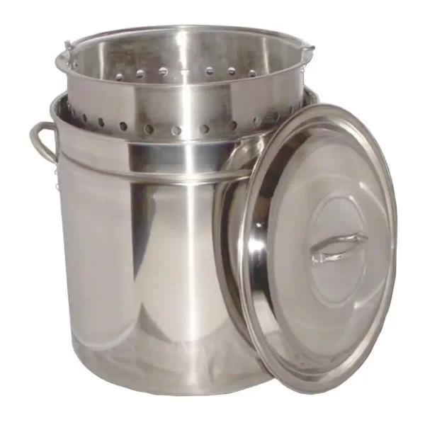 King Kooker 44 qt. Stainless Steel Stock Pot with Lid