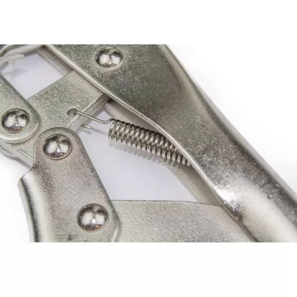 KING 12 in. Heavy-Duty Locking Pliers, Curved Jaw