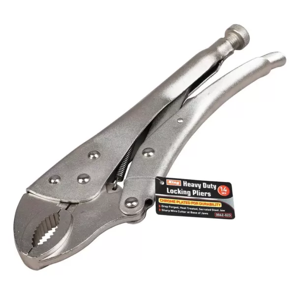 KING 14 in. Heavy-Duty Locking Pliers