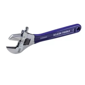 Klein Tools Reversible Jaw/Adjustable Pipe Wrench, 10 in.